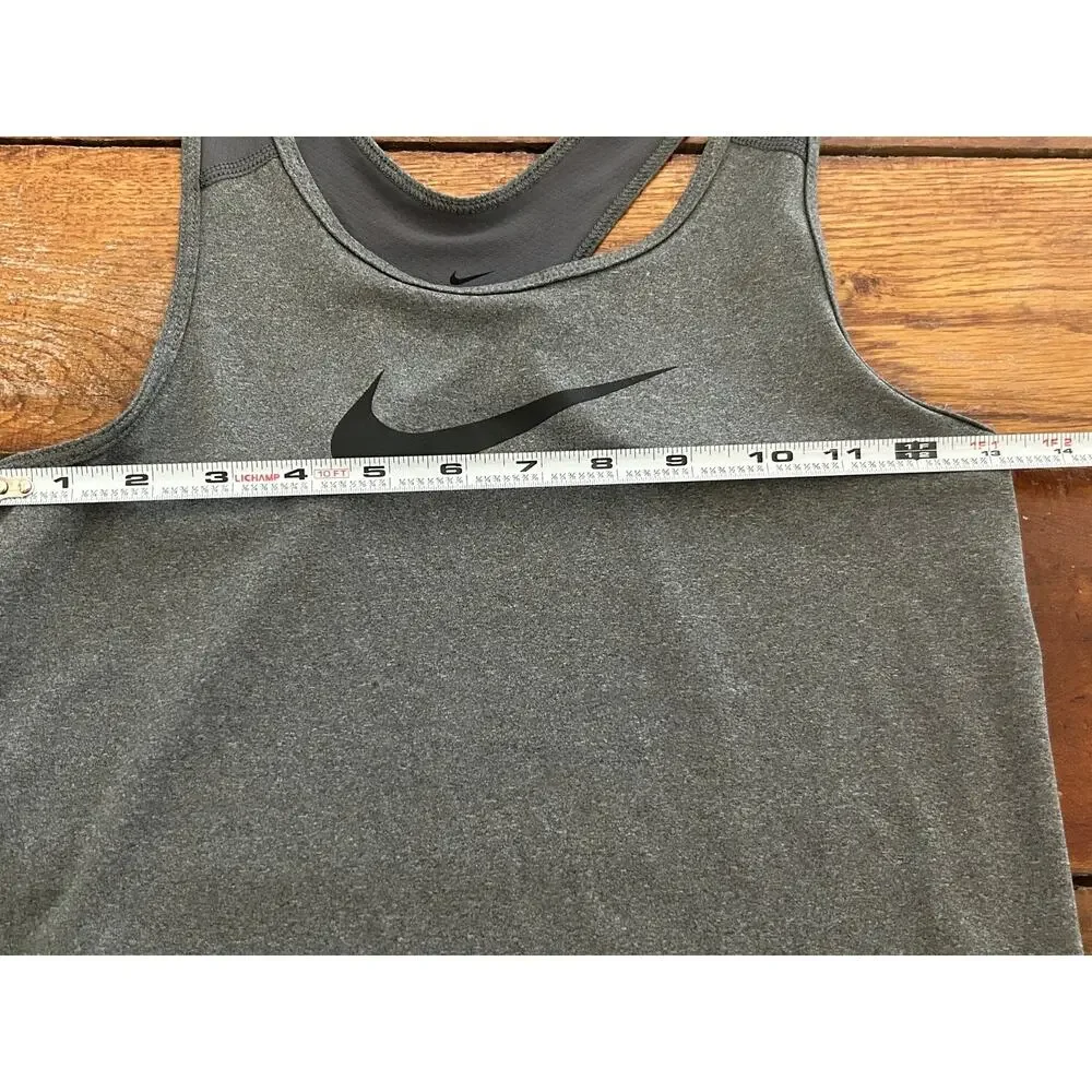Nike Dri-FIT women's racerback training gray tank Small